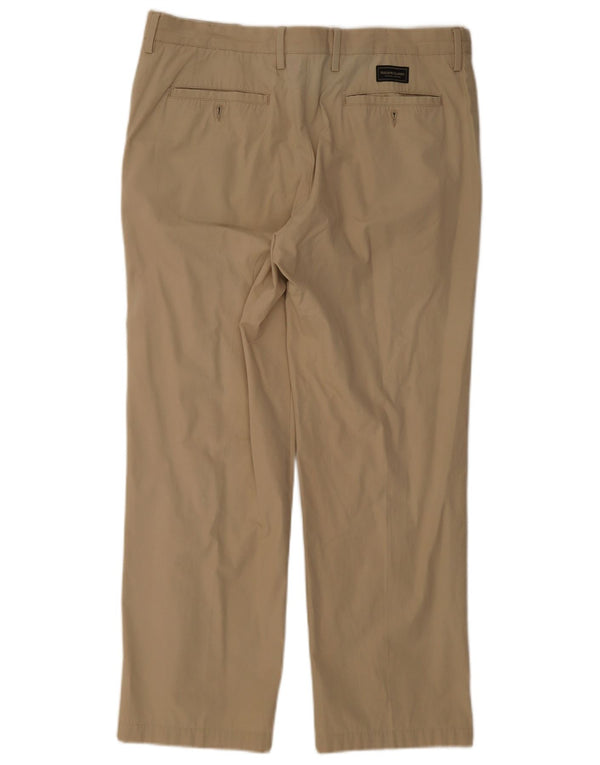 Marlboro Classics Mens Straight Chino Trousers EU 54 2XL W42 L28 Beige