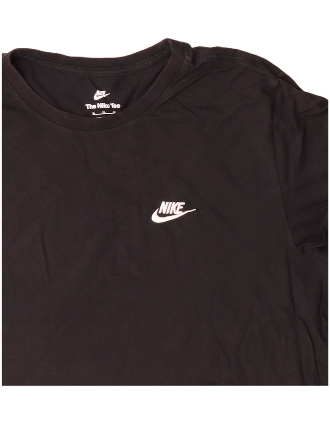 Nike Herren T-Shirt Top XL Schwarz Baumwolle