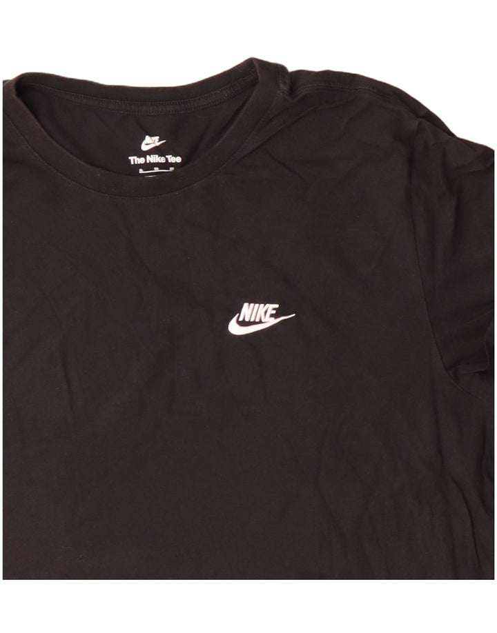 Nike Herren T-Shirt Top XL Schwarz Baumwolle