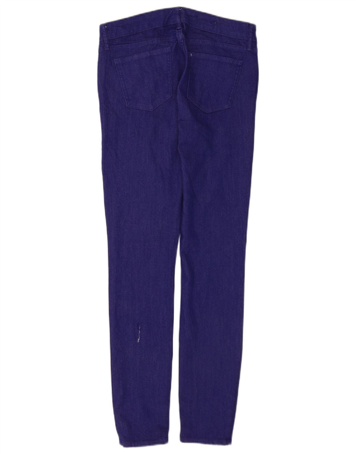 Gap Damen Skinny Jeans W28 L32 Blaue Baumwolle