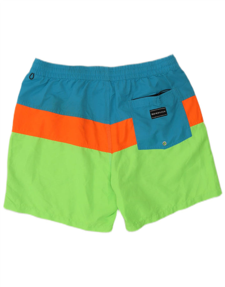 QUIKSILVER Herren-Badeshorts, groß, mehrfarbig, Colourblock-Polyester