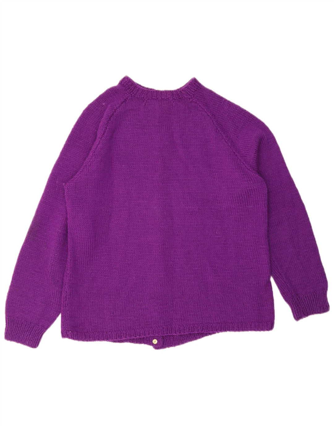 Vintage Damen Cardigan Pullover UK 14 Medium Lila