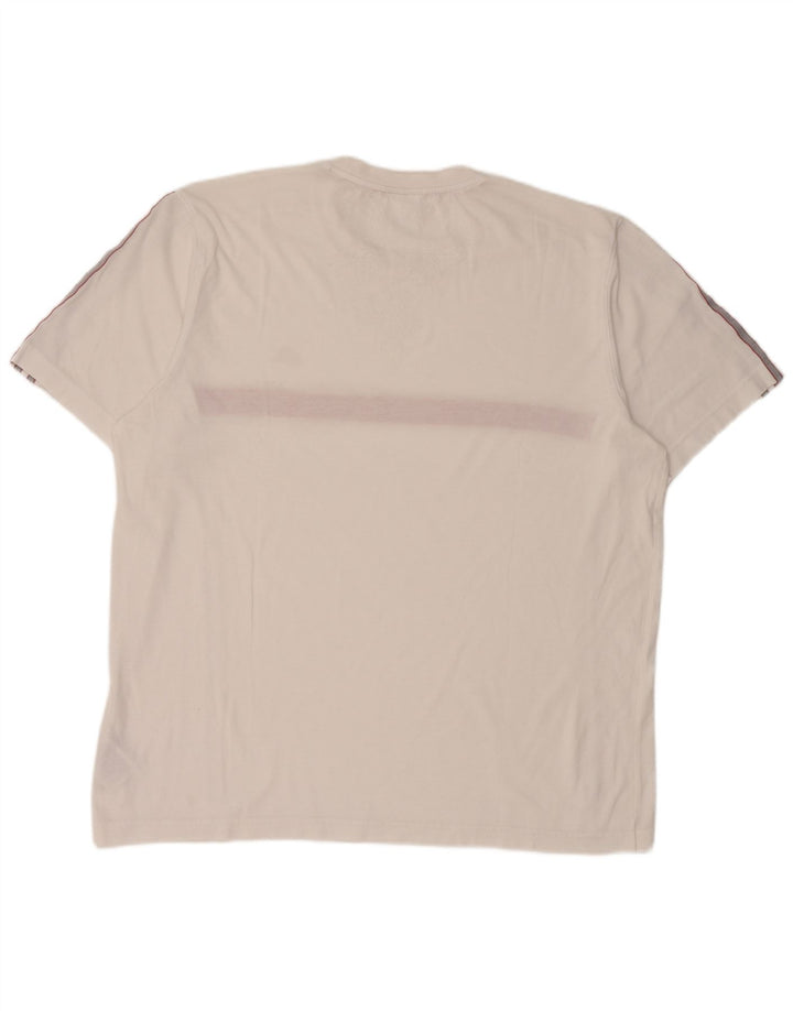 Adidas Herren T-Shirt Top XL Weiß Baumwolle