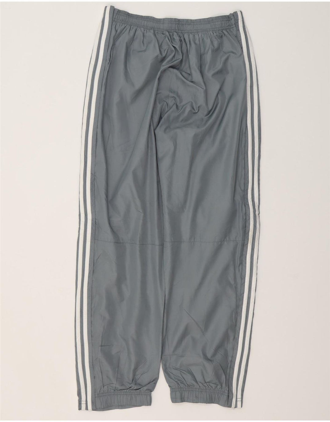 ADIDAS Damen Trainingshose Jogger UK 14 Large Grau Polyester
