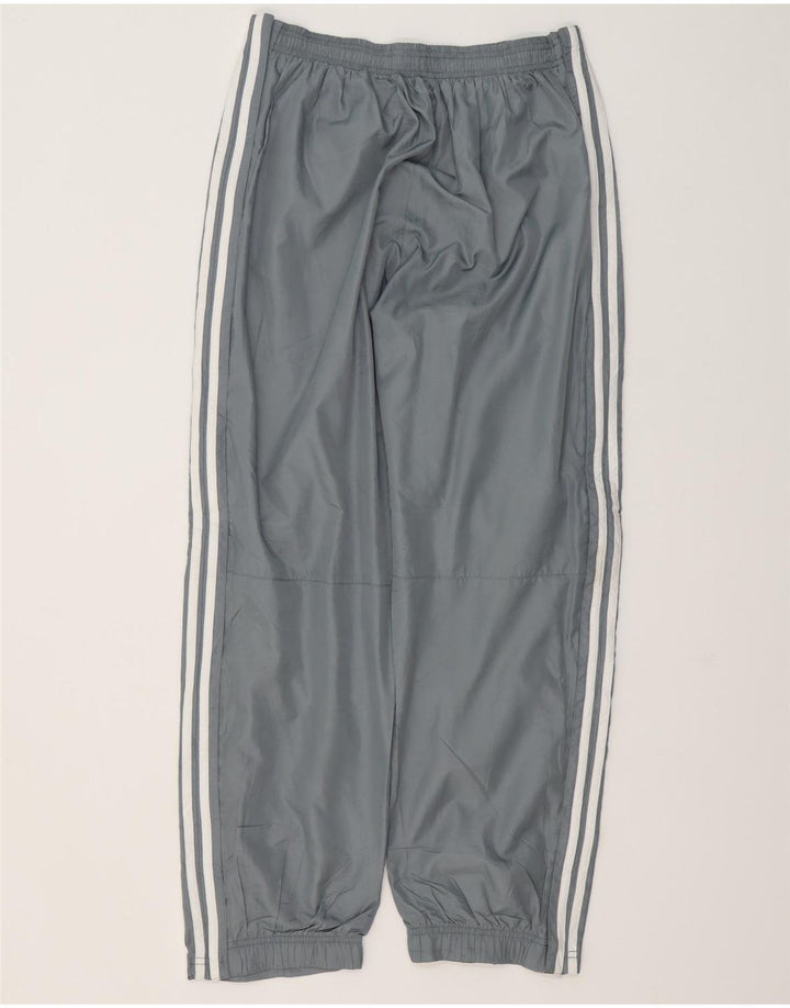 ADIDAS Damen Trainingshose Jogger UK 14 Large Grau Polyester