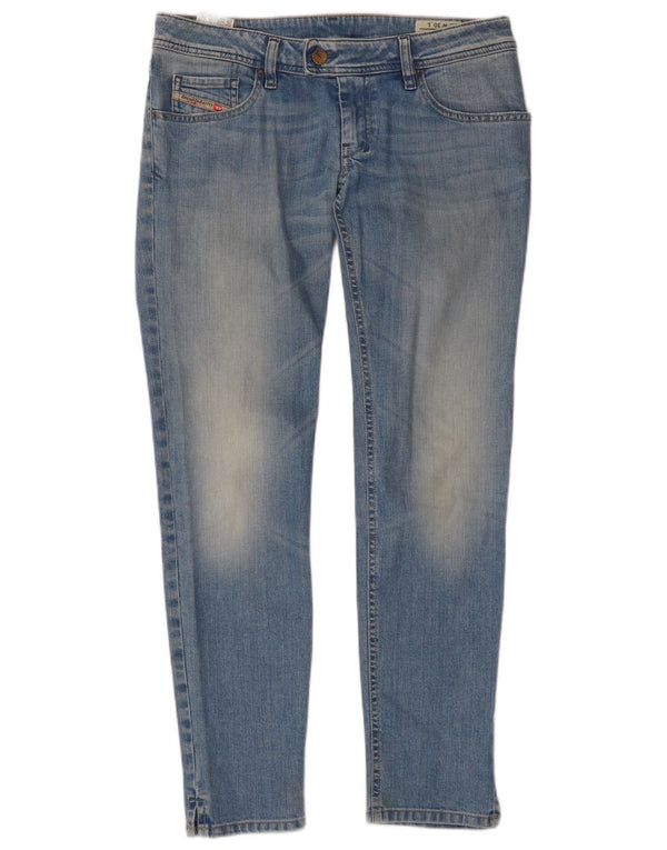 Diesel Damen Nevy Slim Jeans W30 L29 Blaue Baumwolle