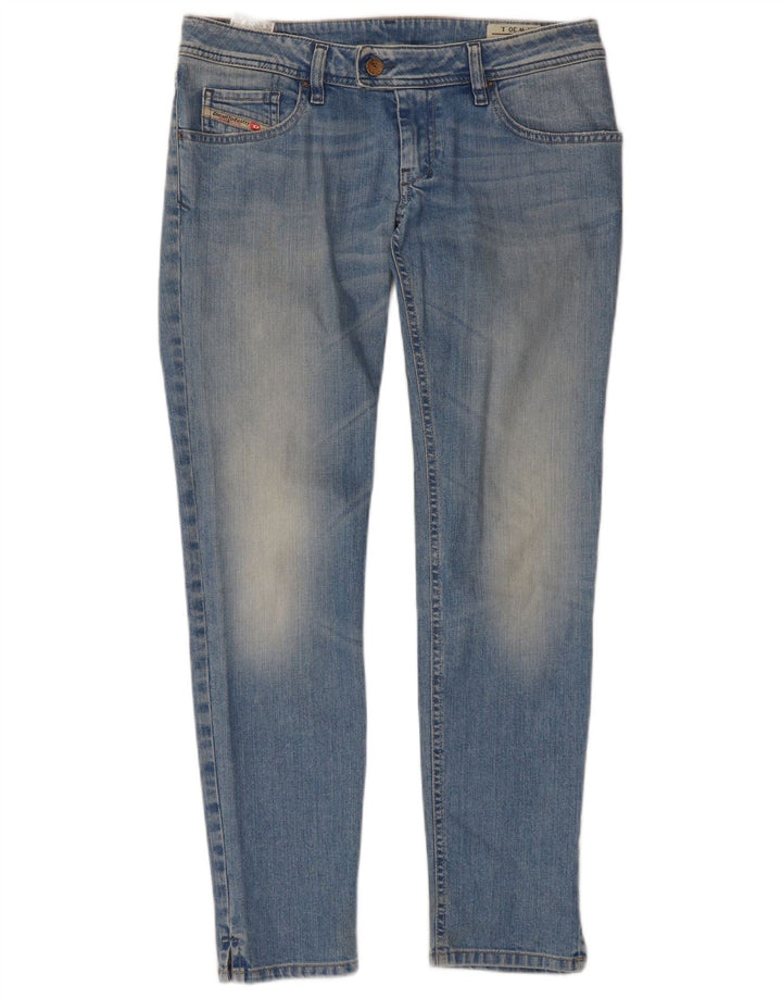 Diesel Damen Nevy Slim Jeans W30 L29 Blaue Baumwolle