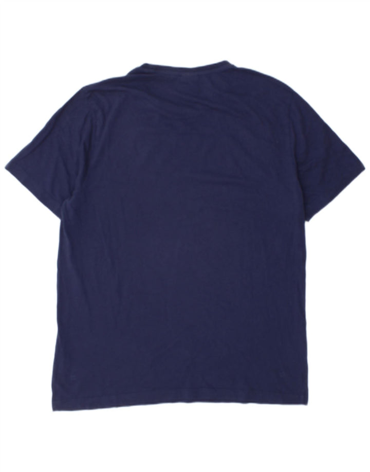 Puma Herren-T-Shirt mit Grafik, groß, marineblau, Baumwolle