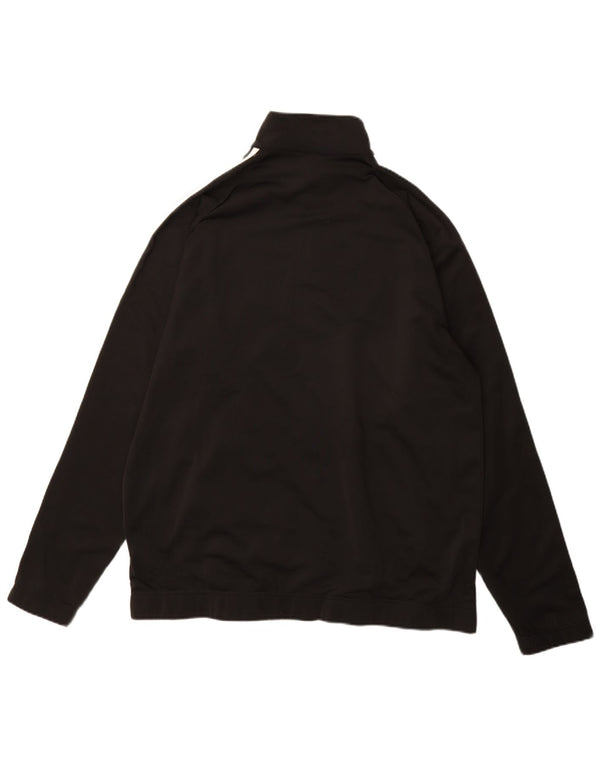 Adidas Herren Trainingsanzug Top Jacke UK 48/50 XL Schwarz Polyester