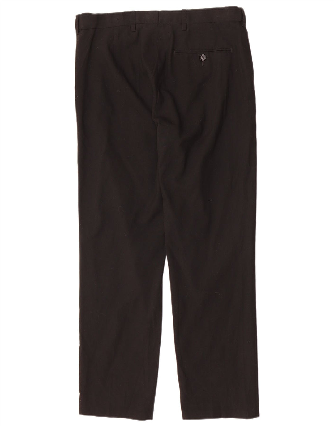 Marks & Spencer Herren Straight Regular Fit Chinohose W32 L29 Schwarz