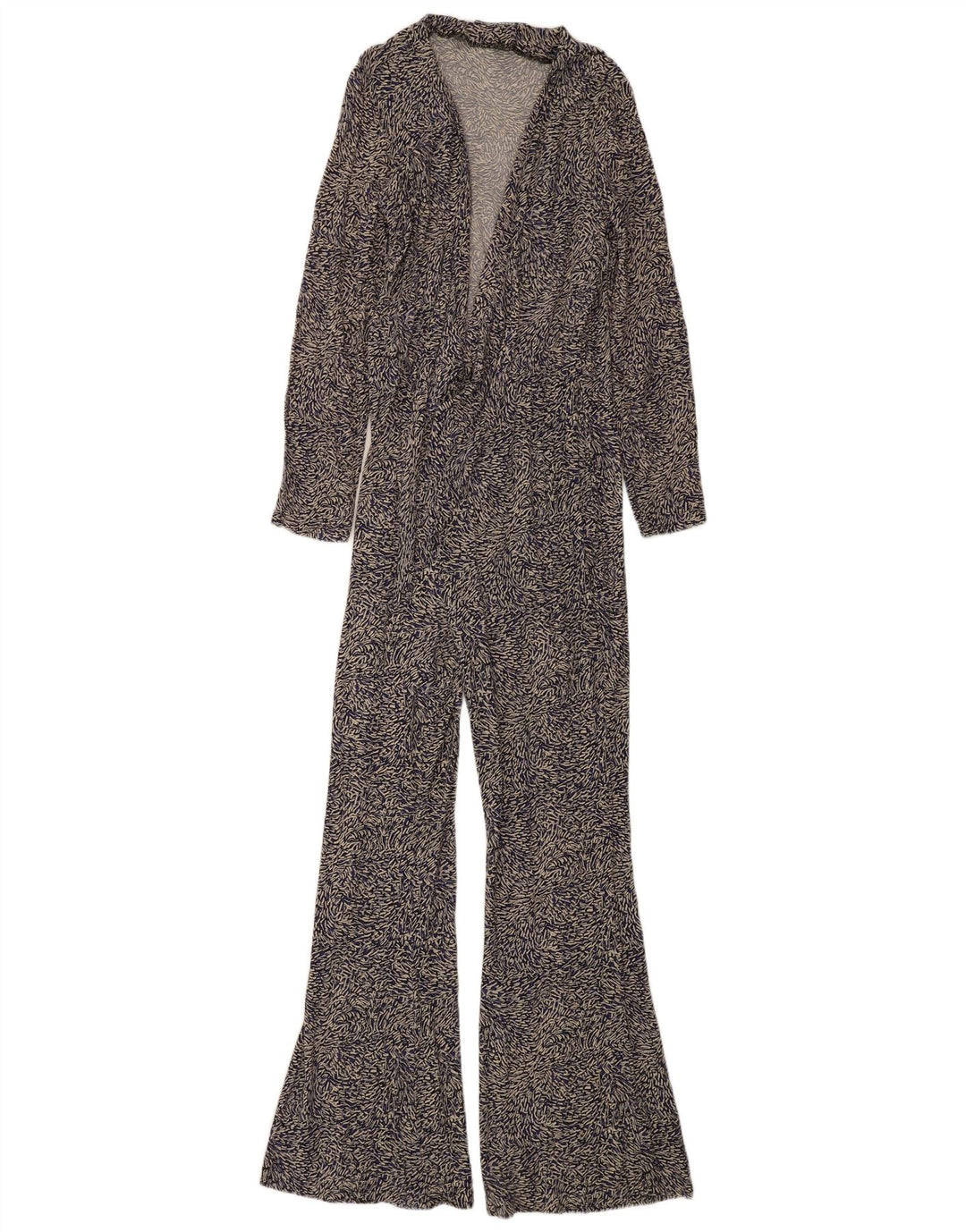 ZARA Womens Jumpsuit UK 14 Large Multicoloured Animal Print Viscose