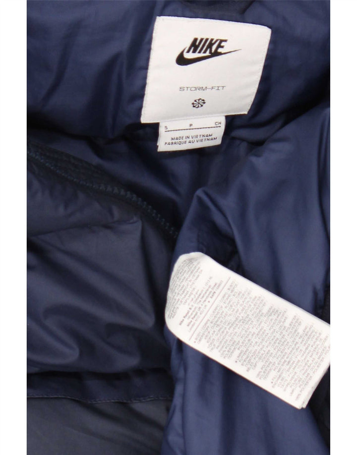 Nike Herren Storm-Fit Kapuzenjacke, wattiert, Größe S, Marineblau, Polyester
