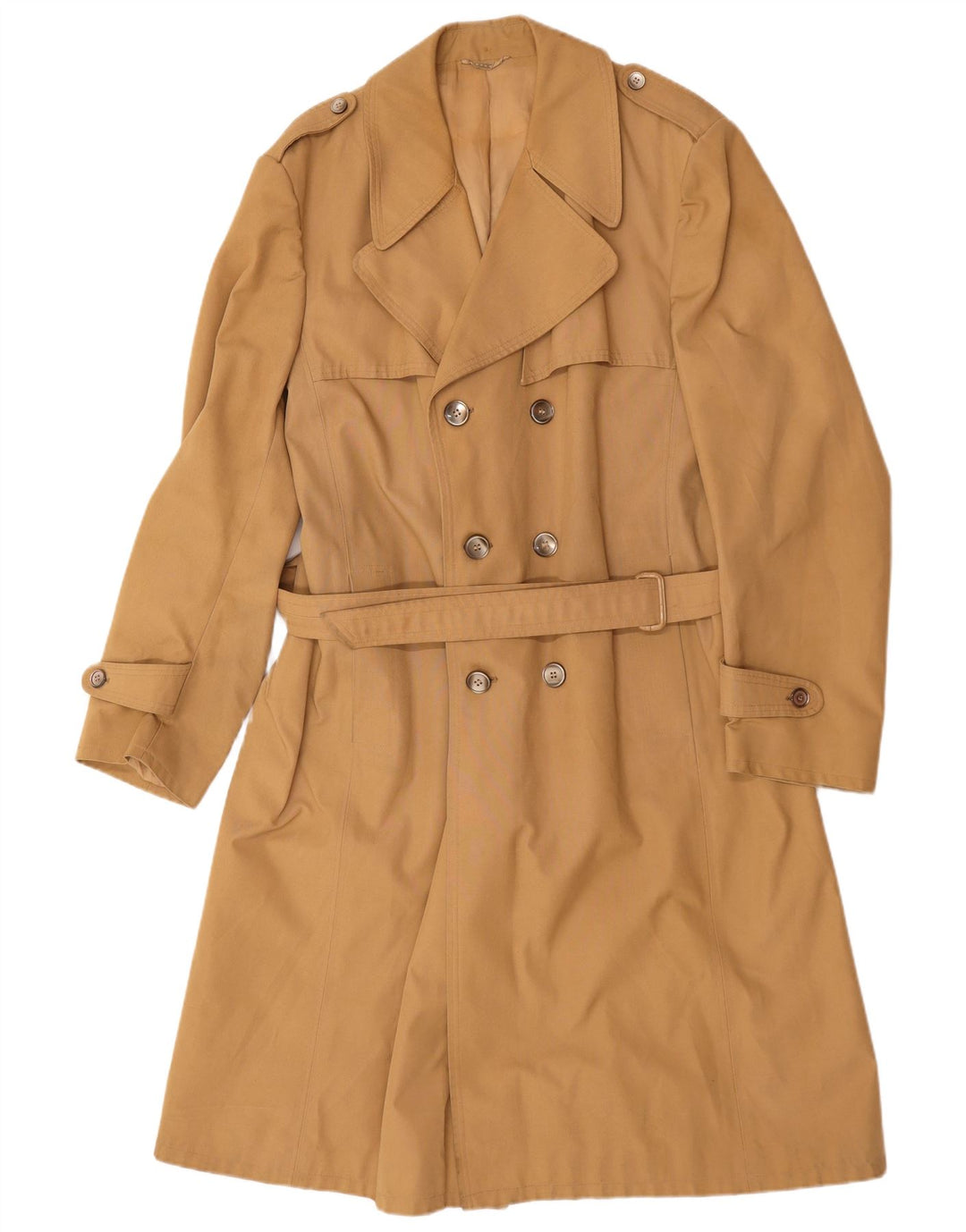 NINO Herren Trenchcoat UK 40 Large Beige Polyester