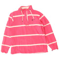 Crew Clothing Damen-Sweatshirt in Übergröße, Gr. 10, Größe S, Rosa, gestreift