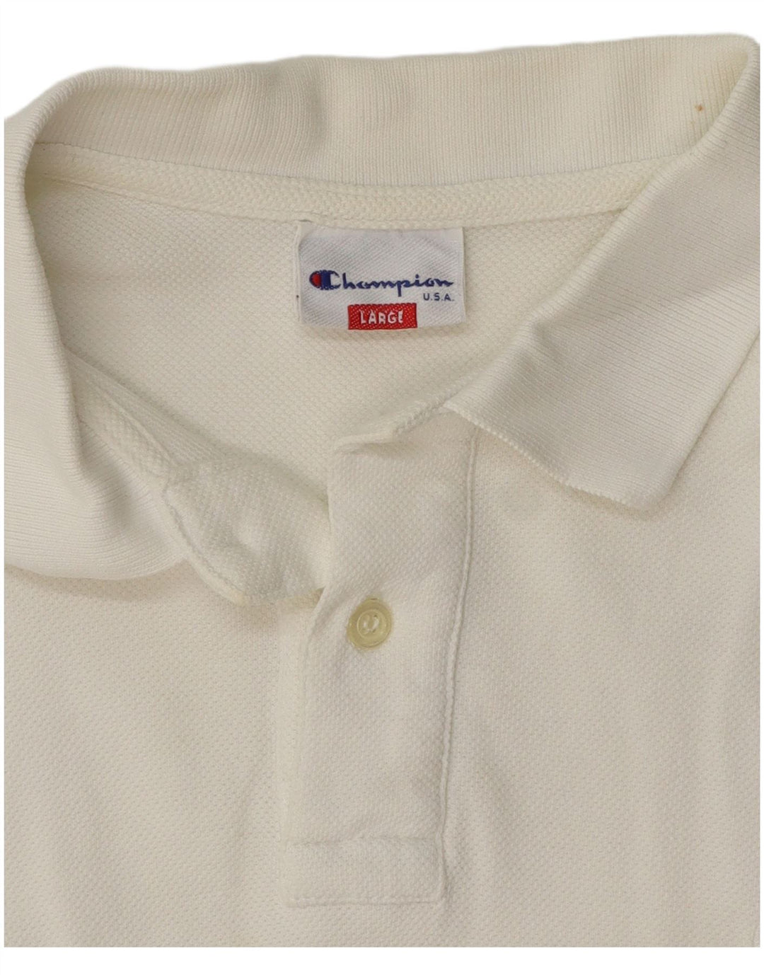Champion Damen Poloshirt UK 14 Large Weiß