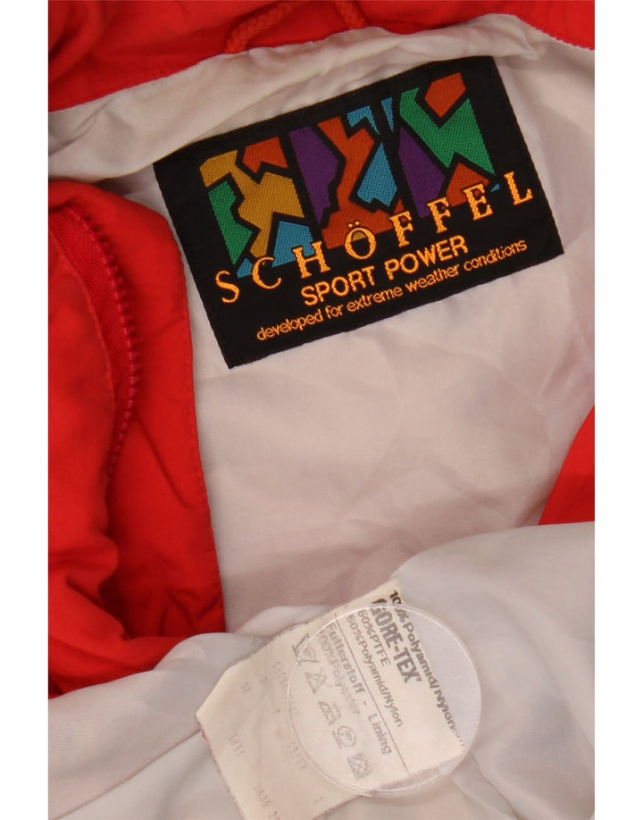 SCHAEFER Herren Gore-Tex Kapuzen-Anorakjacke UK 44 2XL Rot Polyamid