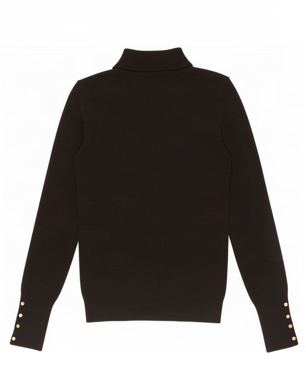 Rollkragenpullover für Damen von Zara, Gr. 8, Schwarz