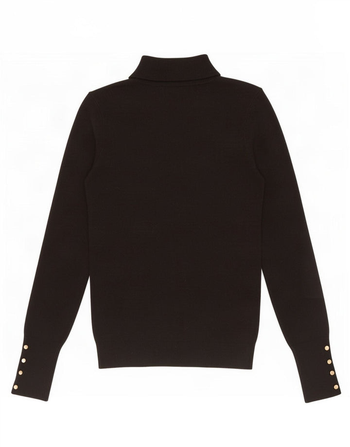 Rollkragenpullover für Damen von Zara, Gr. 8, Schwarz