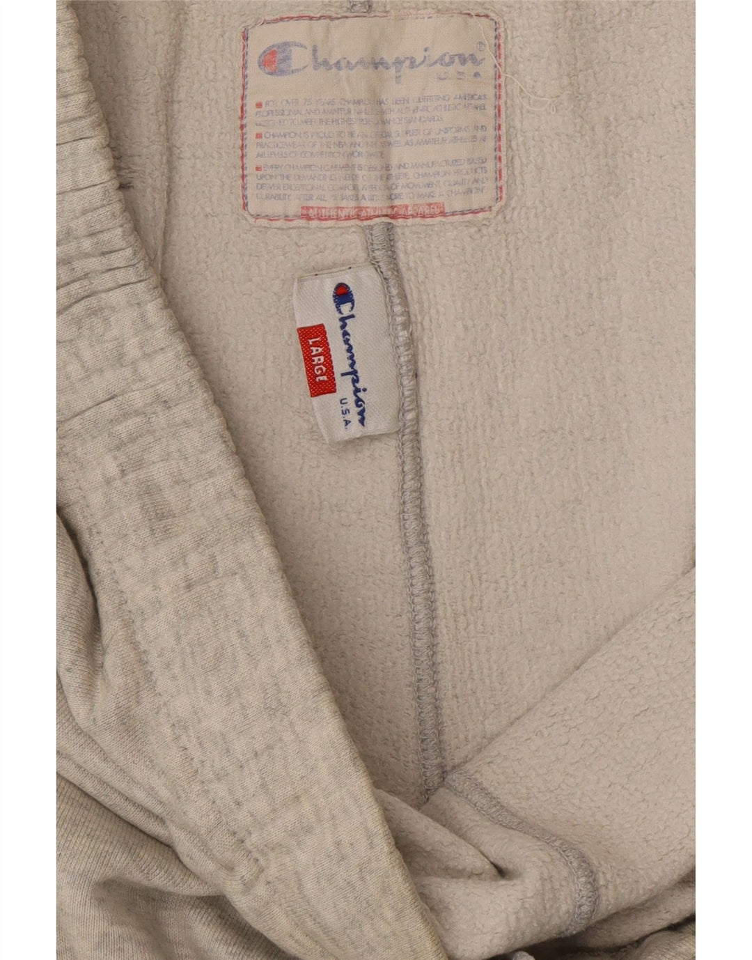 CHAMPION Herren-Trainingshose, große graue Baumwolle