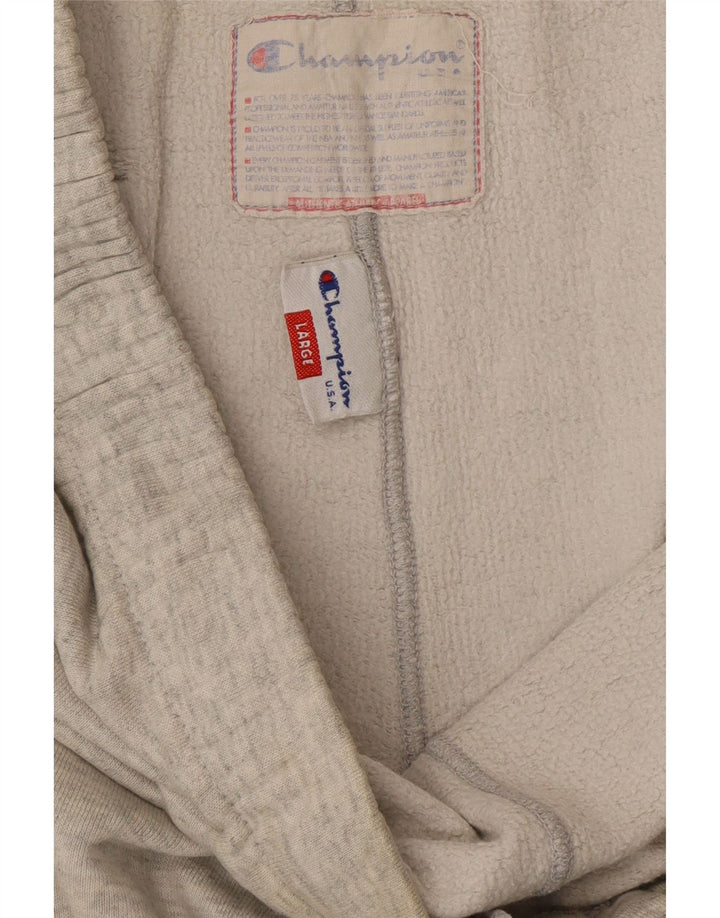 CHAMPION Herren-Trainingshose, große graue Baumwolle