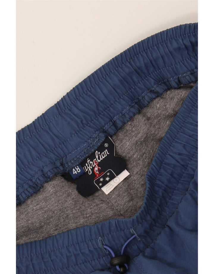 AUSTRALIAN L'ALPINA Mens Tracksuit Trousers IT 48 Medium Navy Blue Vintage AUSTRALIAN L'ALPINA and Second-Hand AUSTRALIAN L'ALPINA from Messina Hembry 