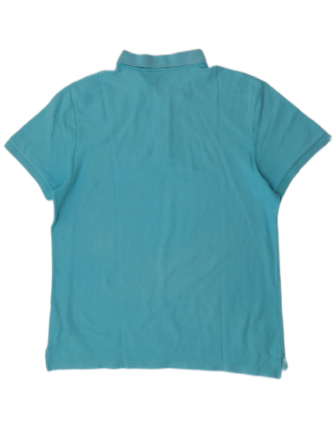 Nike Herren-Poloshirt XL, blaue Baumwolle