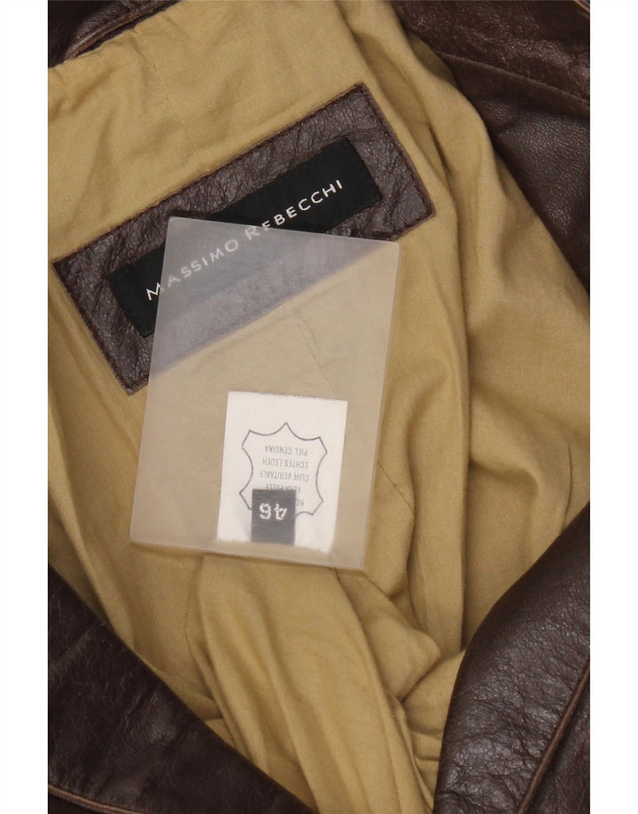 Massimo Rebecchi Damen 2-Knopf-Blazerjacke IT 46 Large Braun