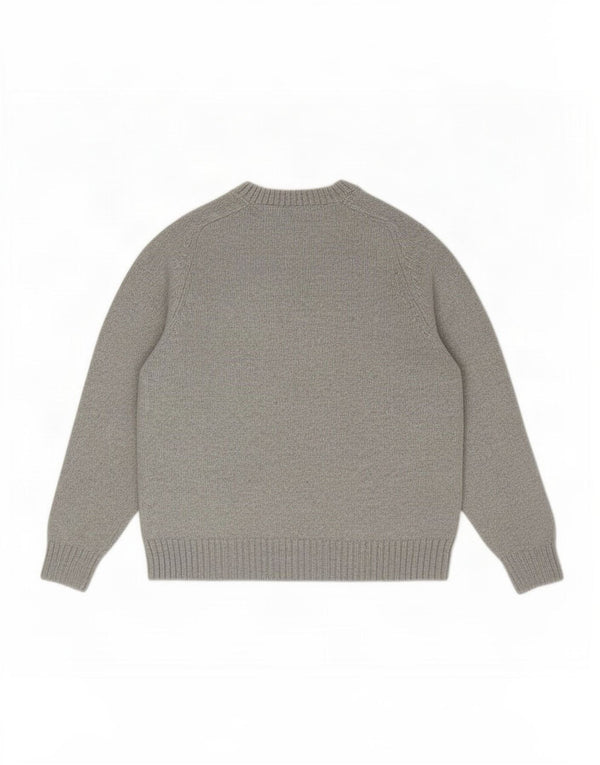 Zara Mädchen-Pullover mit U-Boot-Ausschnitt, 13–14 Jahre, graue Baumwolle