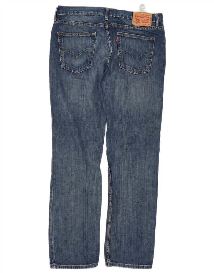 Levi's Herren 514 Straight Jeans W34 L32 Blaue Baumwolle