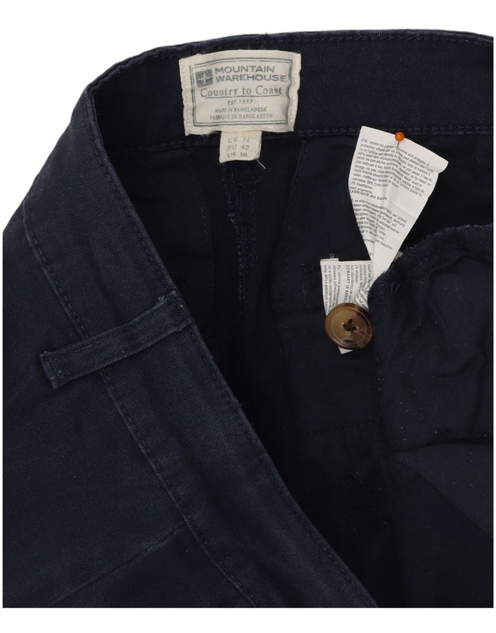 MOUNTAIN WAREHOUSE Damen Chinoshorts UK 14 Large W32 Marineblaue Baumwolle