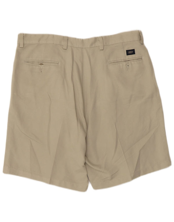 Dockers Herren Pegged Chino Shorts W36 Large Beige Polyester