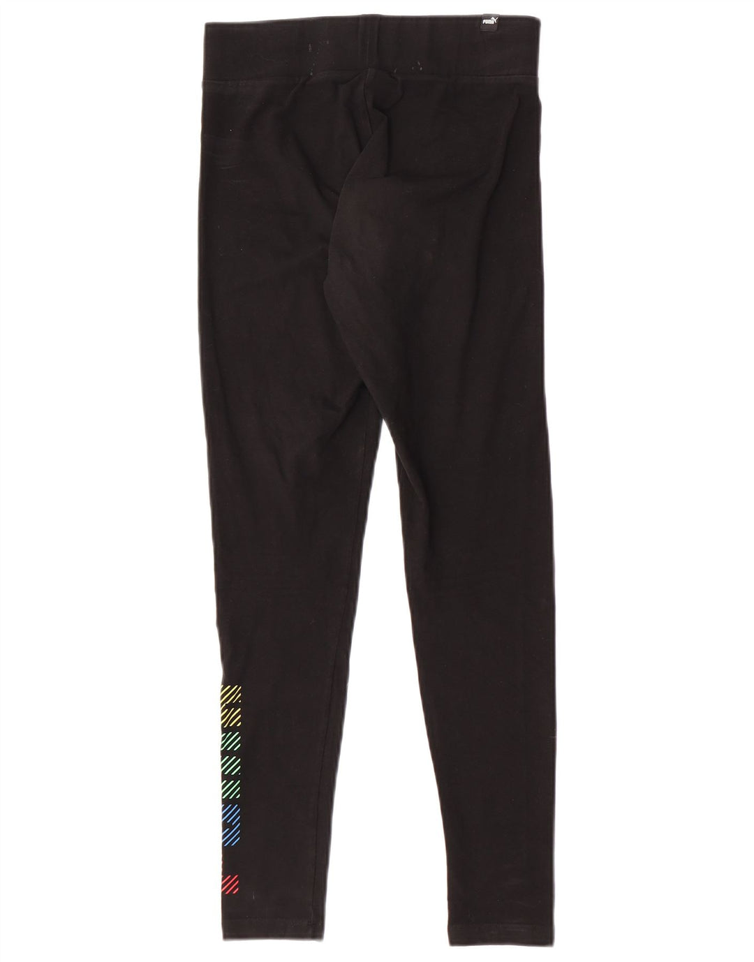 Puma Damen Graphic Leggings UK 12 Medium Schwarz