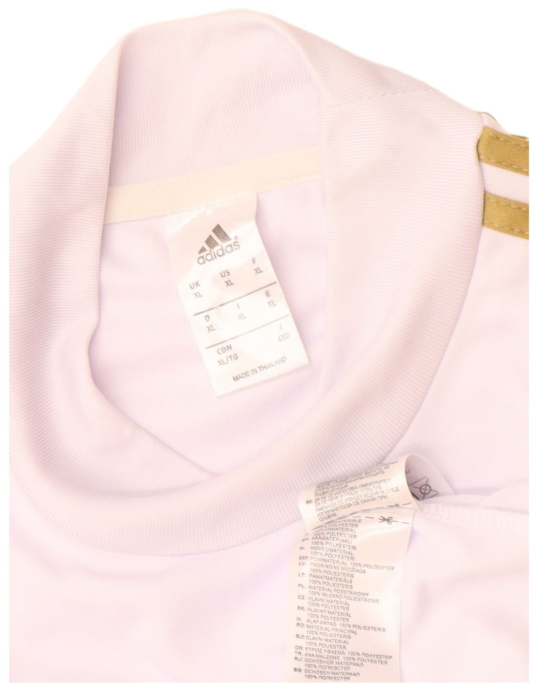 Adidas Herren Real Madrid Top Langarm XL Weiß Polyester