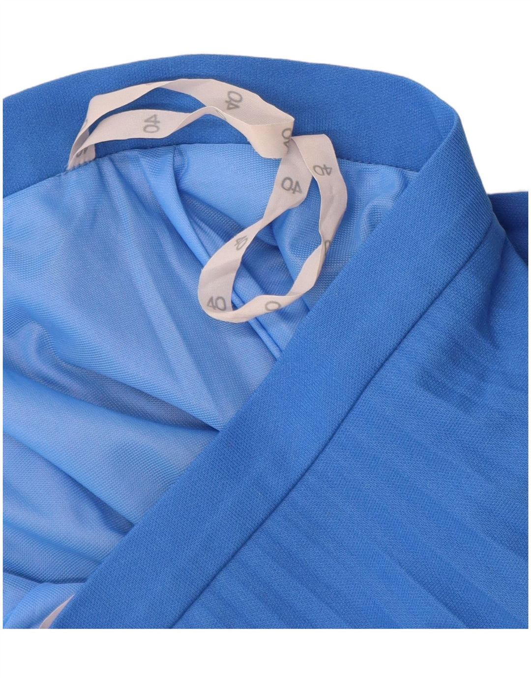 VINTAGE Damen Faltenrock IT 40 Small W26 Blau