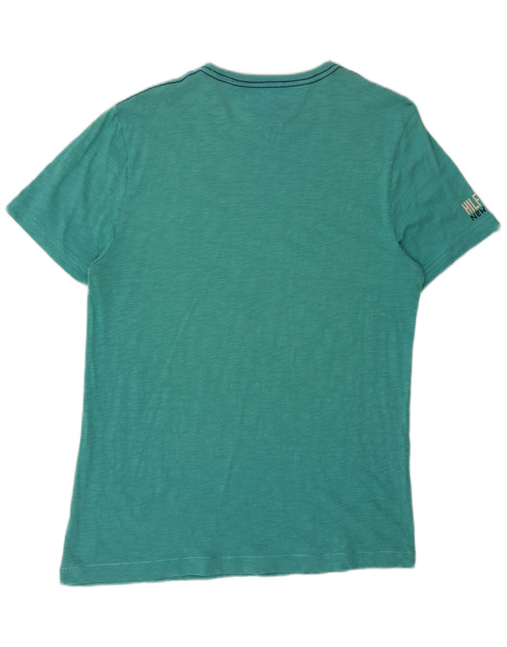 Tommy Hilfiger Herren T-Shirt mit Grafik, Mittelgrün