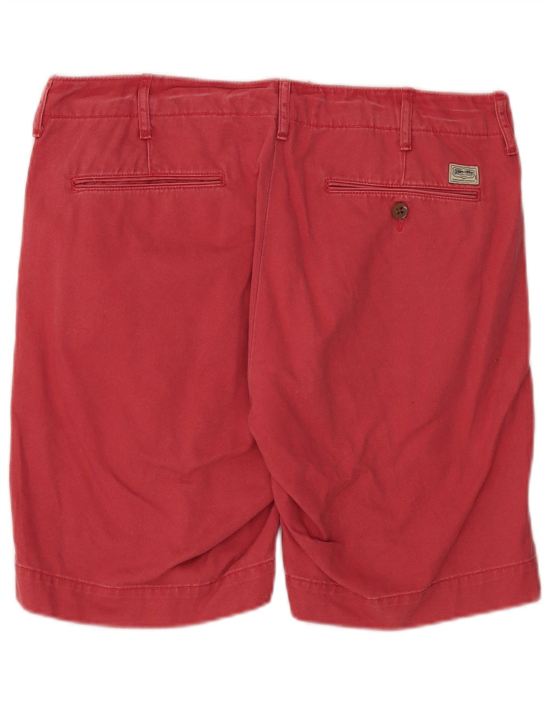 Ralph Lauren Herren Denizen Chino Shorts W32 Mittelrote Baumwolle