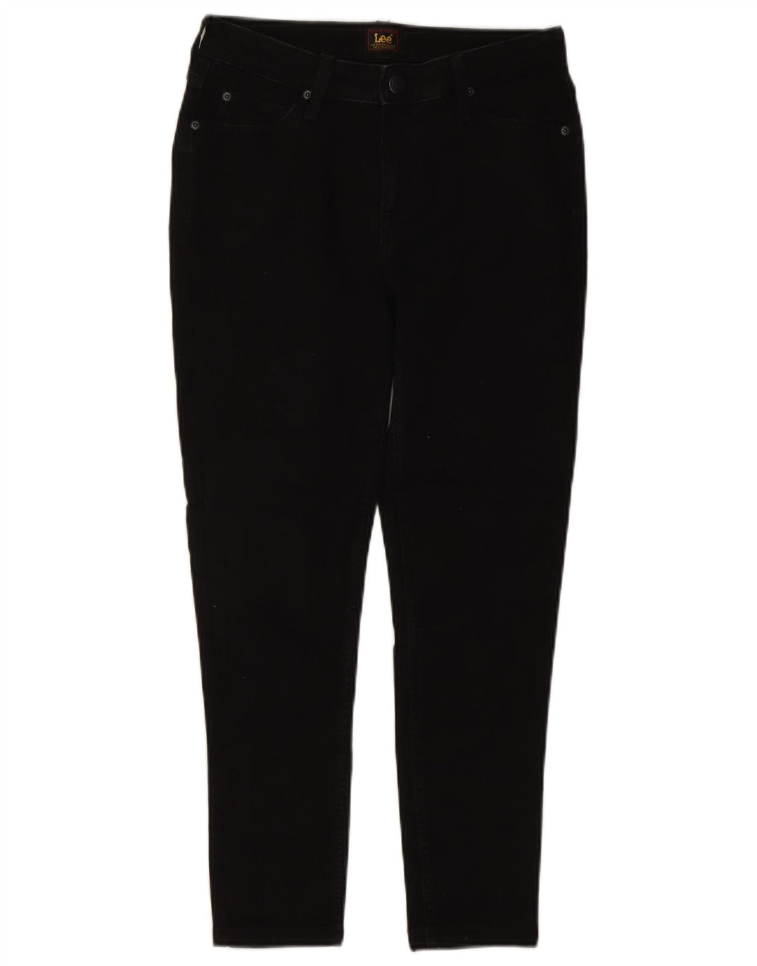 Lee Damen Marion Stretch Slim Jeans W29 L25 Schwarze Baumwolle