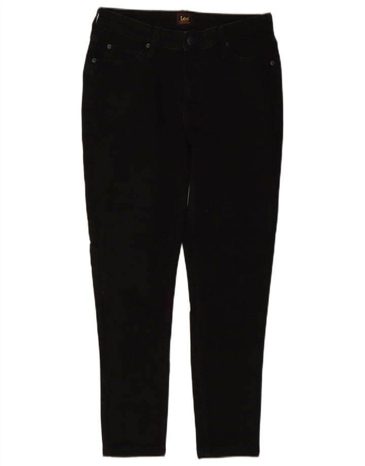 Lee Damen Marion Stretch Slim Jeans W29 L25 Schwarze Baumwolle