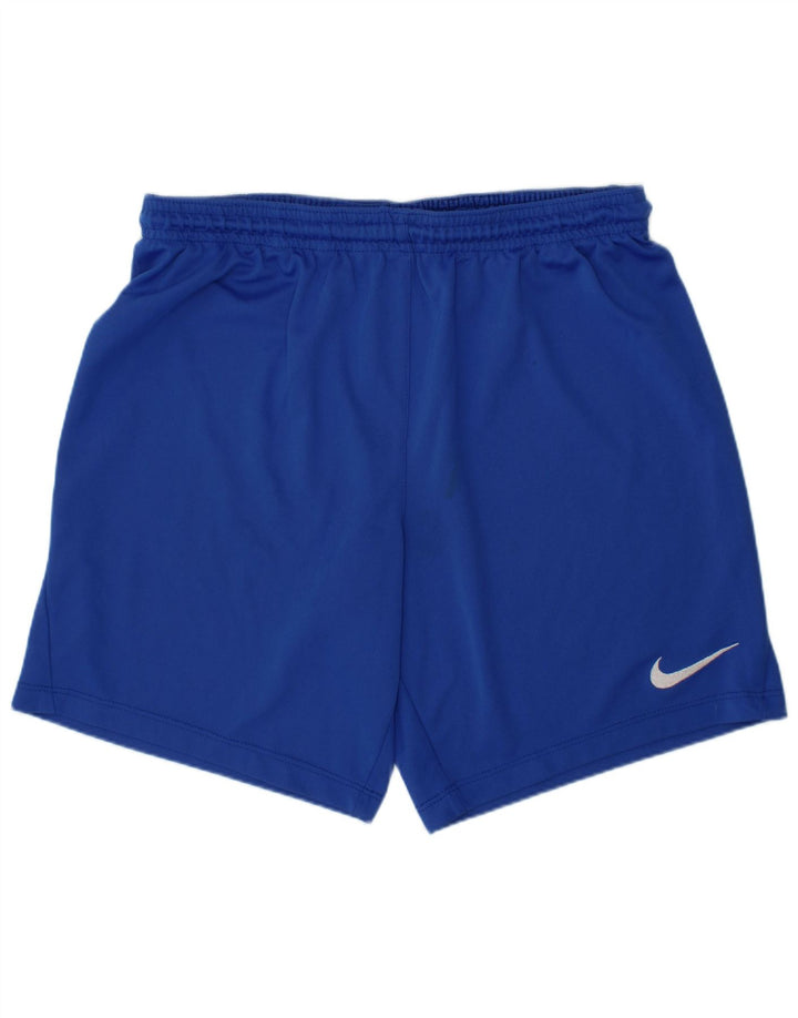 NIKE Boys Sport Shorts 11-12 Years  Blue Polyester