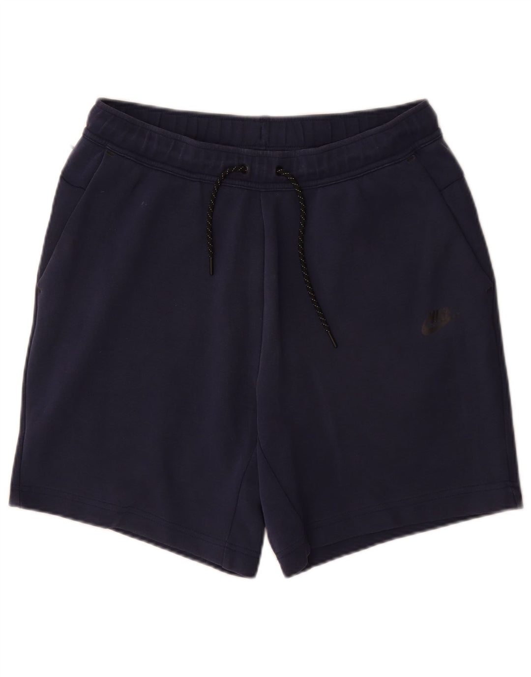 Nike Herren-Sportshorts aus mittelblauer Baumwolle in Marineblau