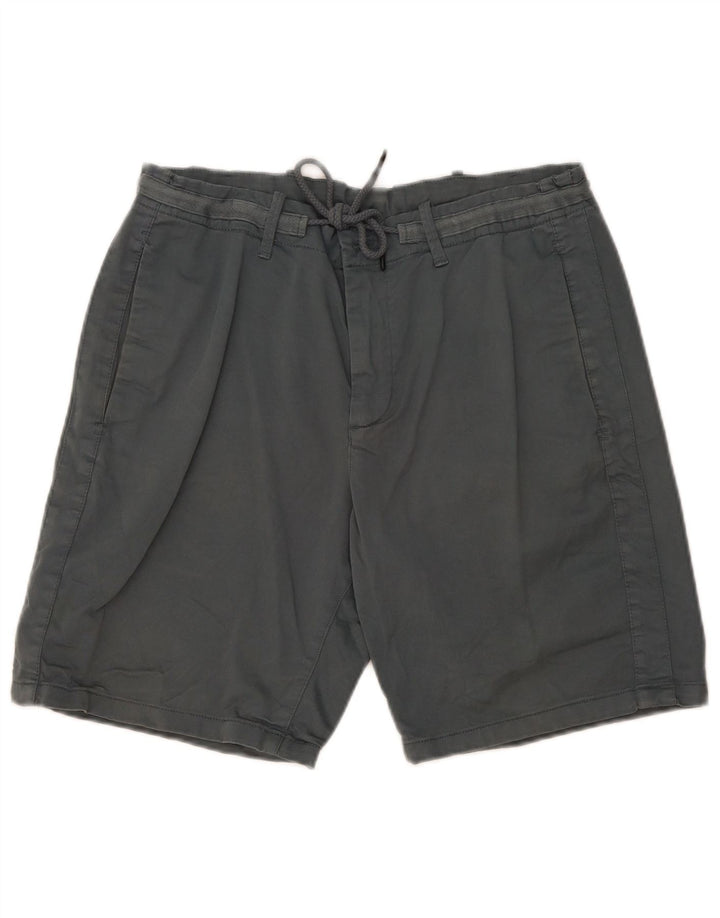 Zara Herren Chinoshorts EU 44 Large W34 Graue Baumwolle