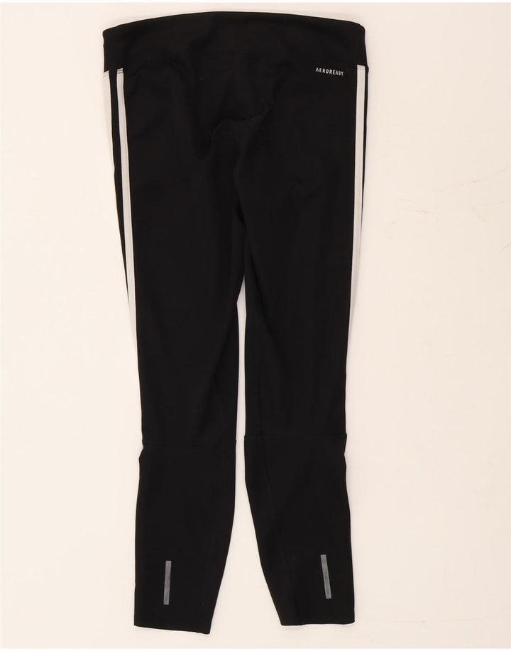 Adidas Damen Aeroready Leggings UK 8/10 Small Schwarz Polyester