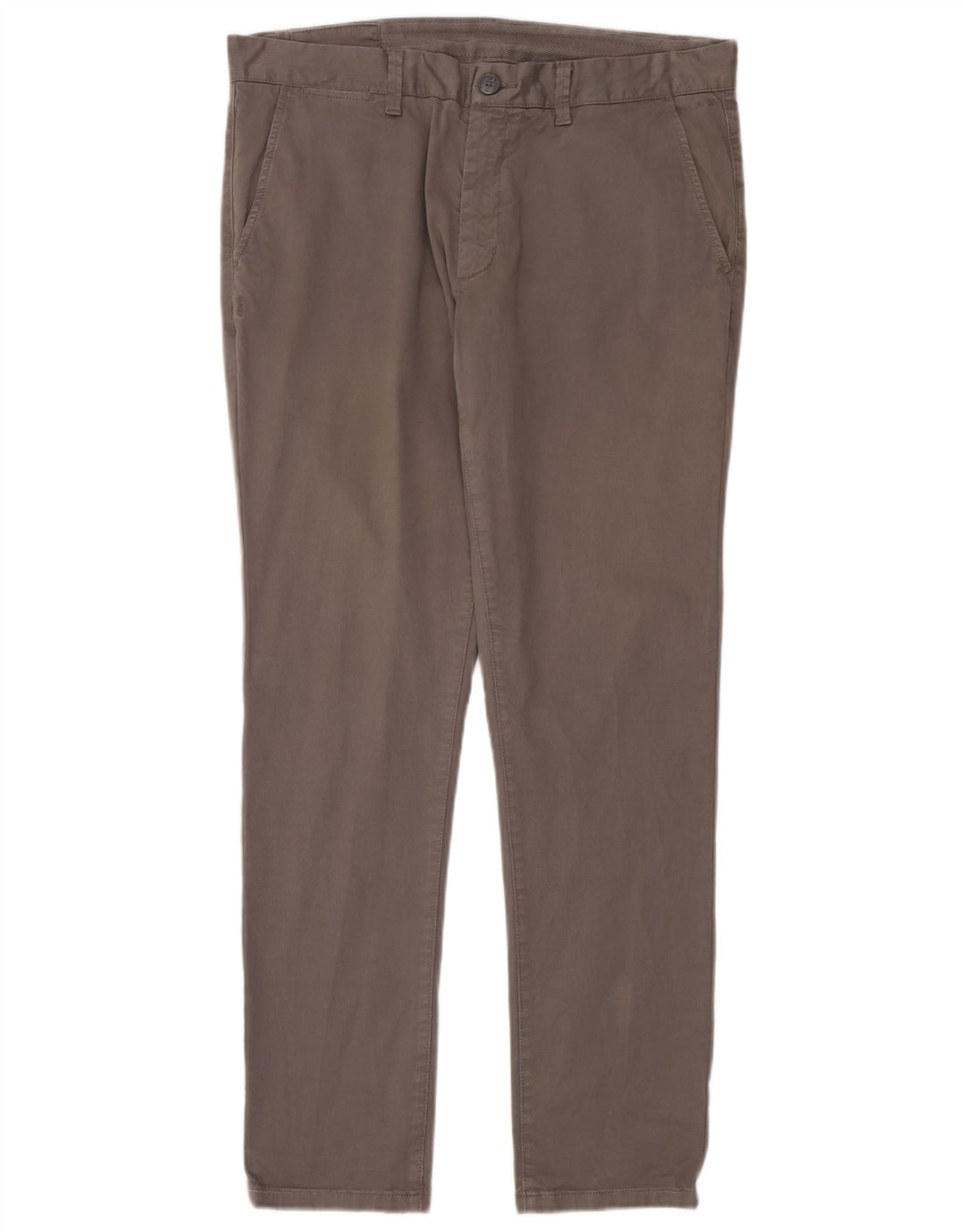 Sun68 Slim Chino-Hose für Herren, W38, L34, graue Baumwolle