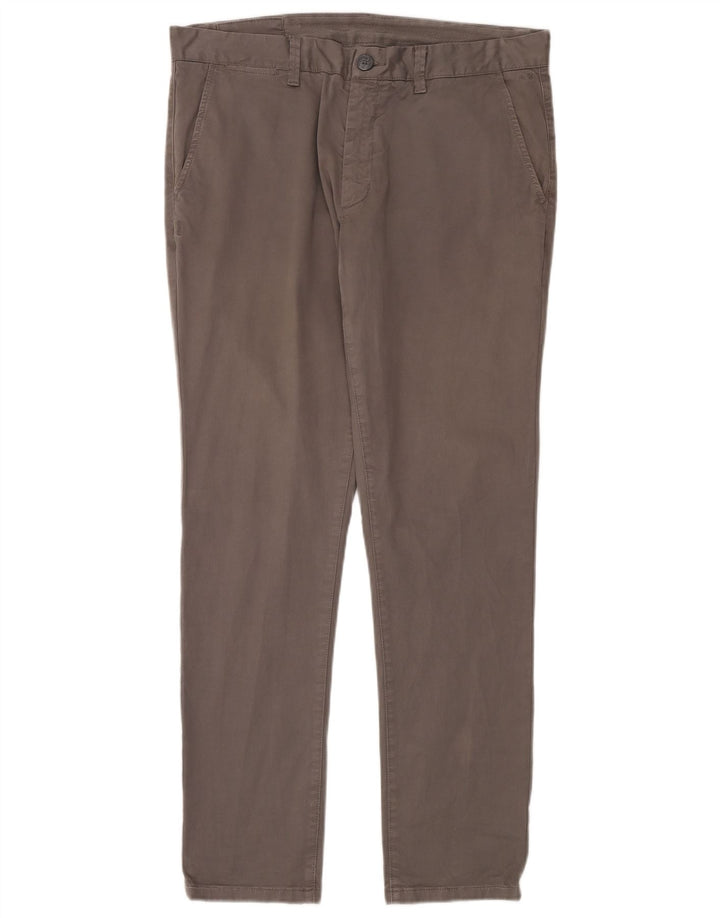 Sun68 Slim Chino-Hose für Herren, W38, L34, graue Baumwolle
