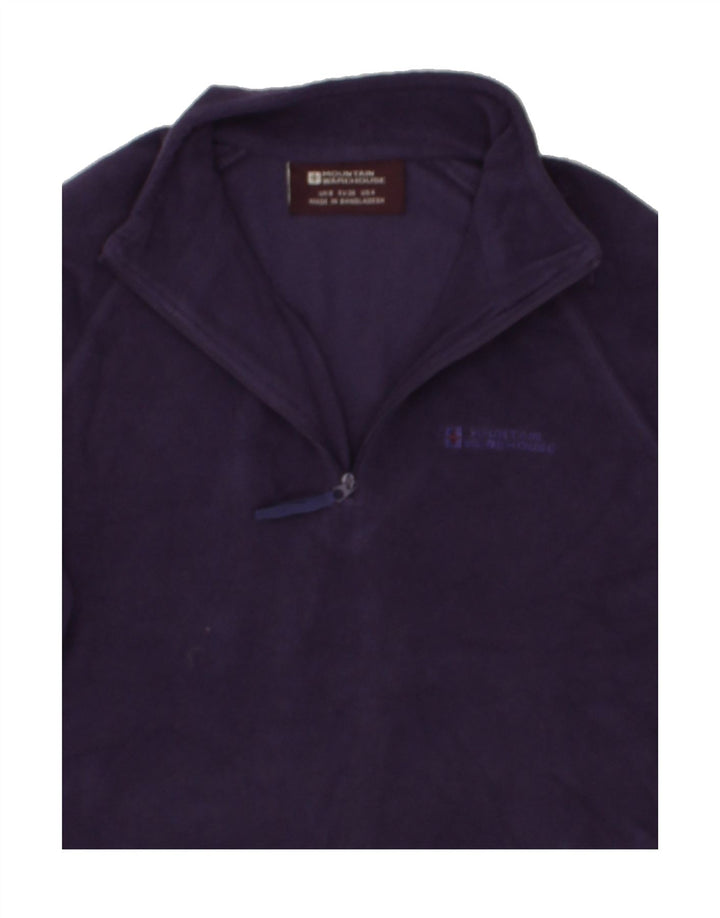MOUNTAIN WAREHOUSE Womens Zip Neck Fleece Jumper UK 8 Small  Purple | Vintage Mountain Warehouse | Thrift | Second-Hand Mountain Warehouse | Used Clothing | Messina Hembry 
