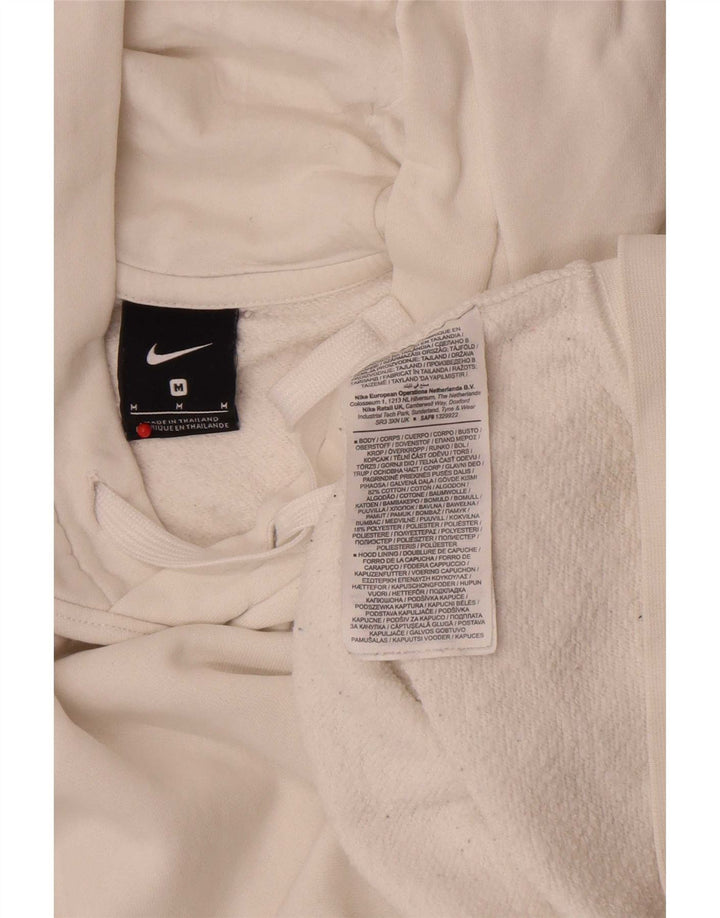 Nike Herren Kapuzenpullover aus mittelweißer Baumwolle