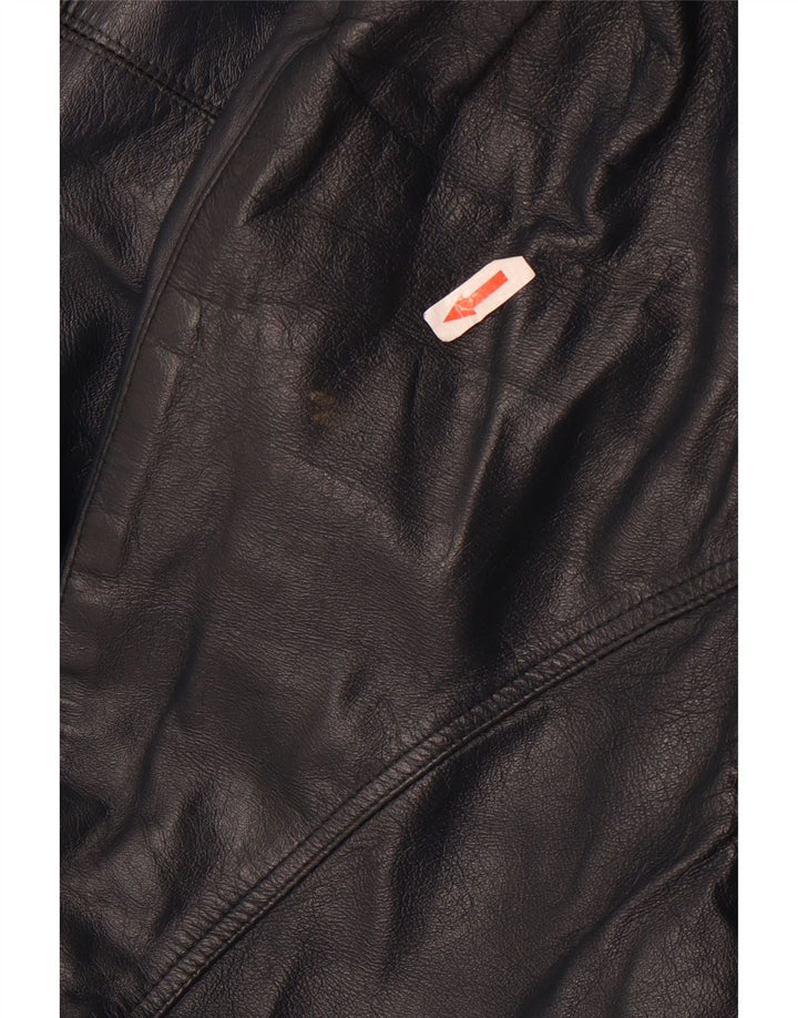 Sterling Herren Lederjacke UK 40 Großes marineblaues Leder