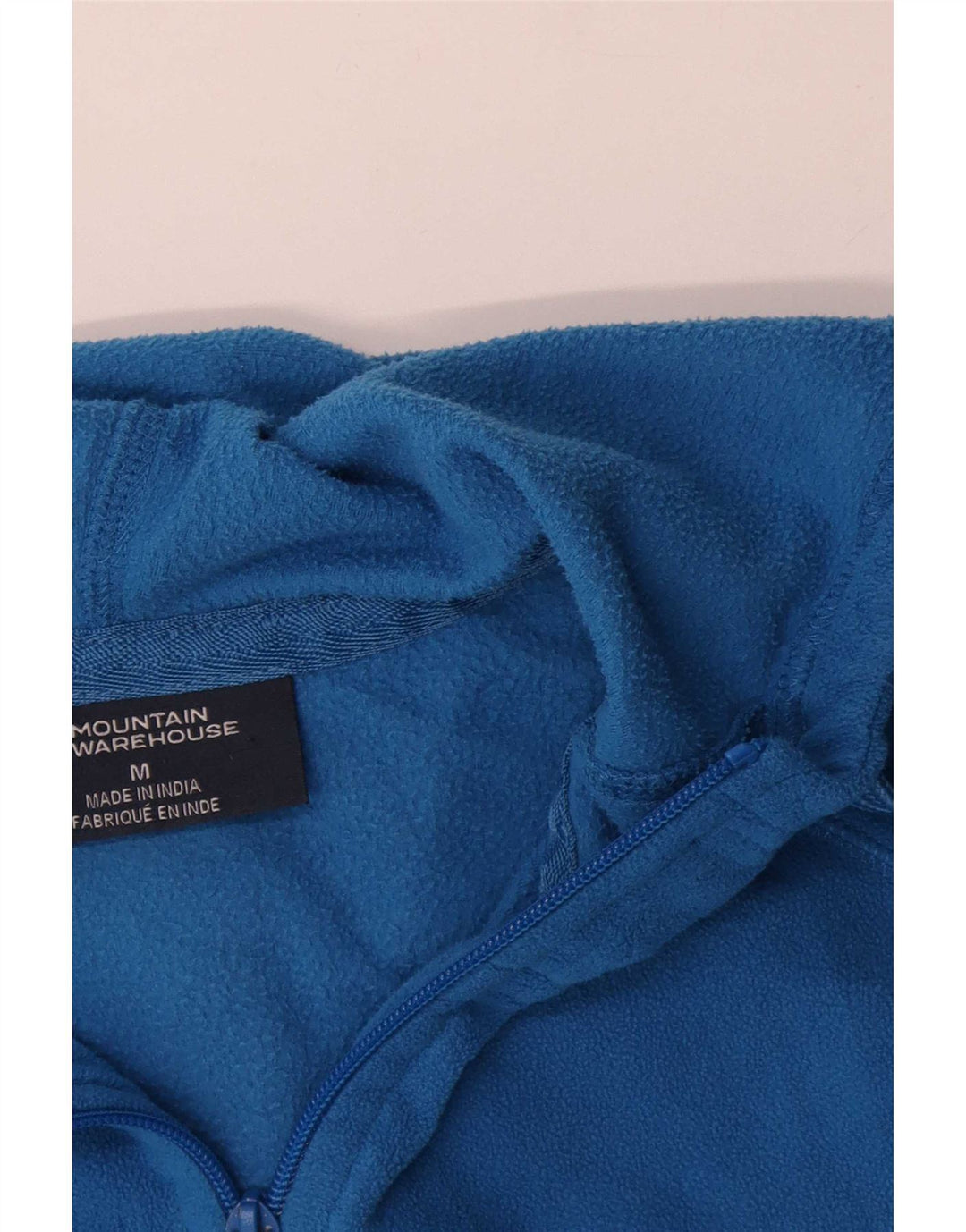 Mountain Warehouse Herren-Fleecejacke mit Kapuze, UK 38, Mittelblau, Polyester