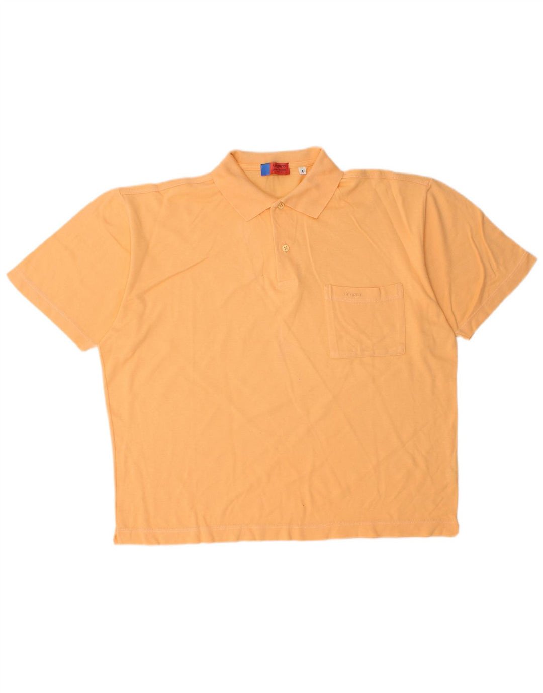 Ungaro Herren-Poloshirt, große Baumwolle, Orange
