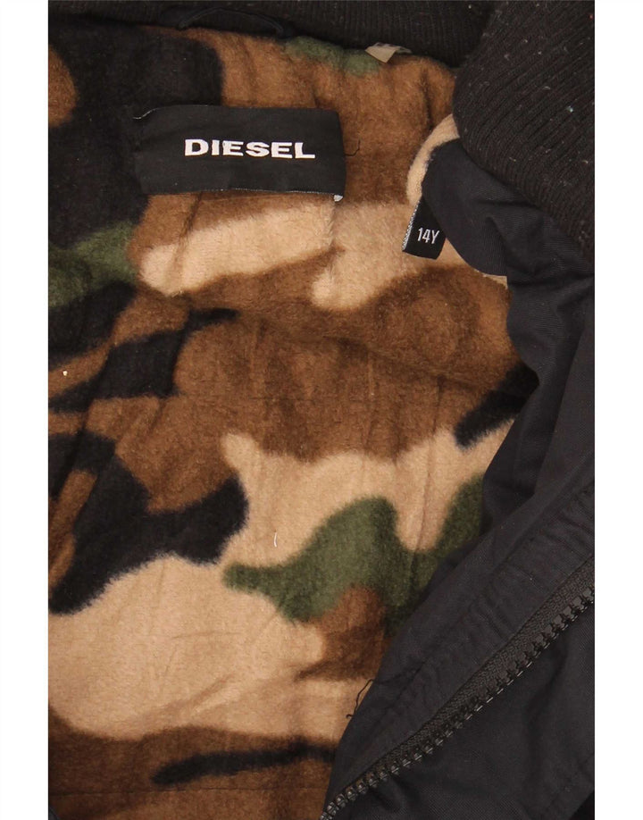 Diesel Jungen Windjacke 13-14 Jahre Marineblaues Polyester